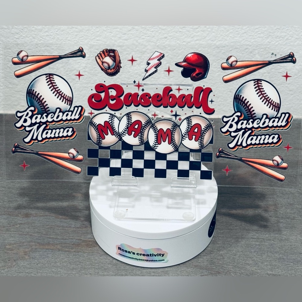 C8 set (6) cups wraps 16oz 
5.Easter 
1.béisbol, mamá